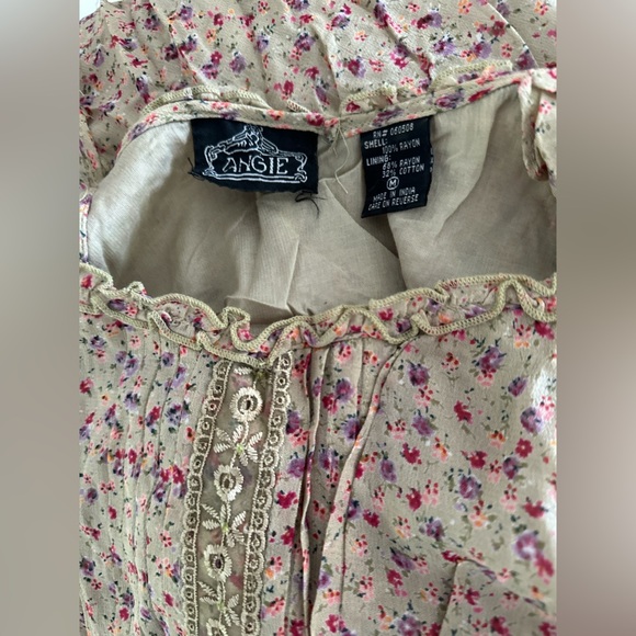 Angie Tan Brown Sleeveless Flutter Sundress - Picture 3 of 3